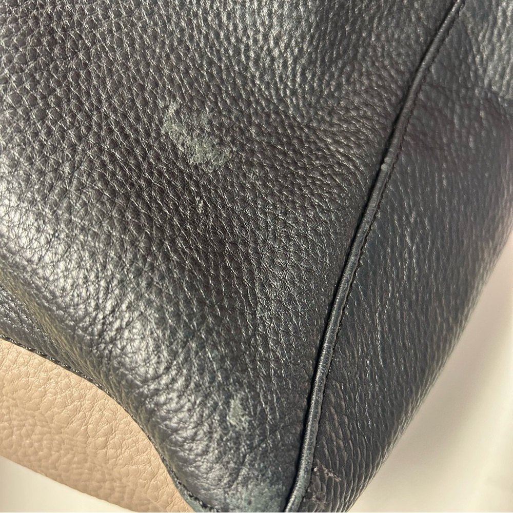 Marc By Marc Jacobs‎ Pebble Leather Tote Bag Purse Brown Black - Picture 16 of 16